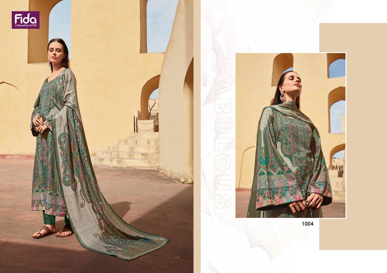 Fida Ehsaas Digital Printed Salwar Suits Catalog
